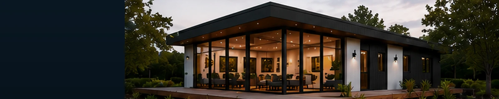 Modern steel kit home