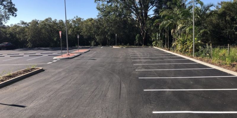 Russell Island car park - First Stage Now Open